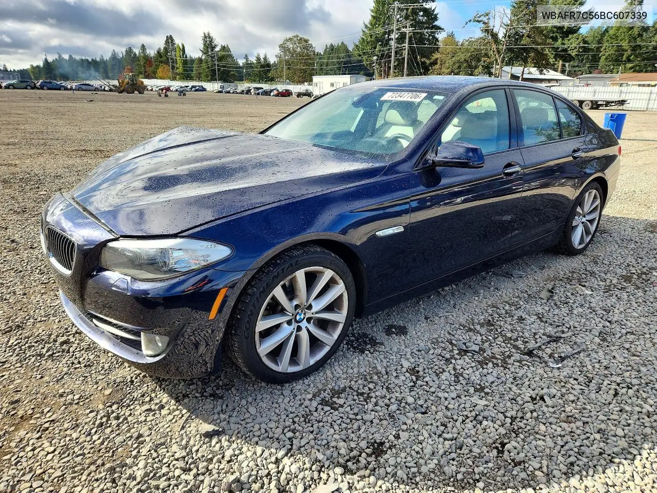 2011 BMW 535 I VIN WBAFR7C56BC607339 фото 1