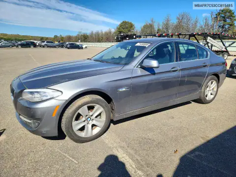 WBAFR7C53CC815485 — 2012 BMW 5ER, Механические повреждения, фото до ремонта