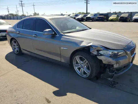 2012 BMW 528 I VIN WBAXG5C51CDW92410 фото 4