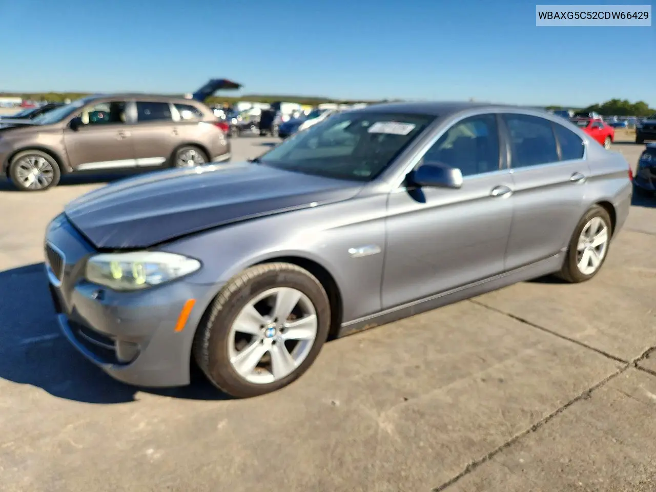 2012 BMW 528 I VIN WBAXG5C52CDW66429 фото 1