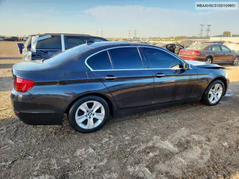 WBAXH5C51DD109851 — 2013 BMW 5ER, фото 3 с аукциона Copart, Передняя часть