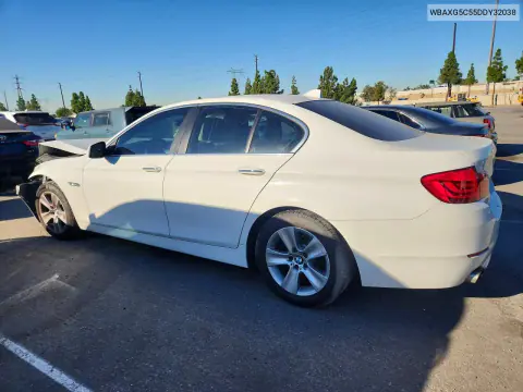2013 BMW 528 I VIN WBAXG5C55DDY32038 фото 2