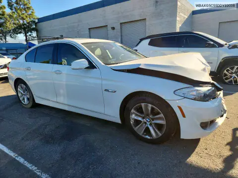 2013 BMW 528 I VIN WBAXG5C55DDY32038 фото 4