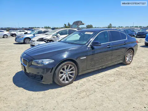 WBA5B1C57ED477227 — 2014 BMW 5ER, Передняя часть, фото до ремонта