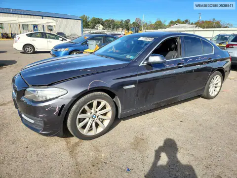 WBA5B3C58ED538841 — 2014 BMW 5ER, Сторона, фото до ремонта
