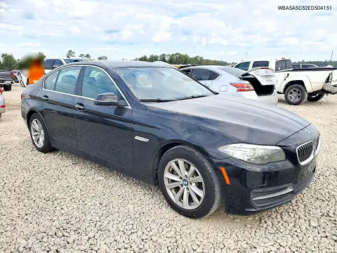 2014 BMW 528 I VIN WBA5A5C52ED504151 фото 4
