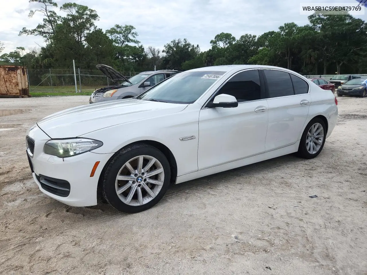 2014 BMW 535 I VIN WBA5B1C59ED479769 фото 1