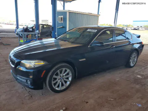 WBA5B1C58FD922916 — 2015 BMW 5ER, Задняя часть, фото до ремонта