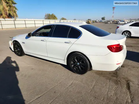 2015 BMW 528 I VIN WBA5A5C53FD517363 фото 2