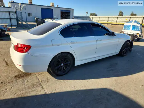 2015 BMW 528 I VIN WBA5A5C53FD517363 фото 3
