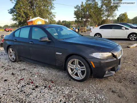 2015 BMW 550 Xi VIN WBAKP9C57FD693907 фото 4