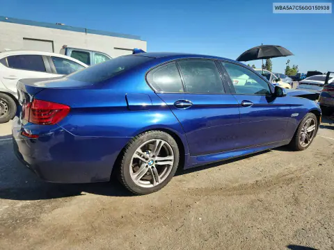 2016 BMW 528 Xi VIN WBA5A7C56GG150938 фото 3