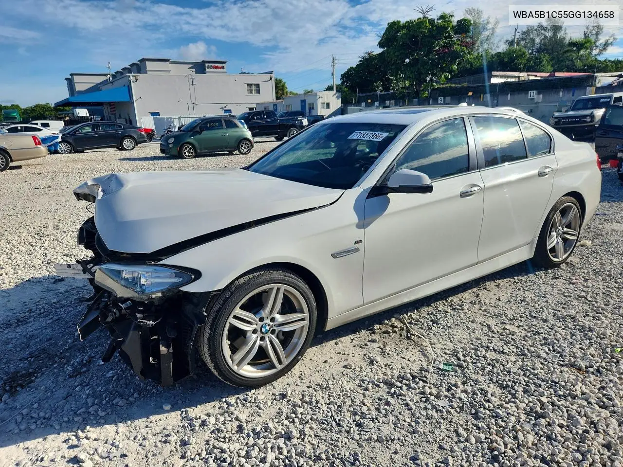 2016 BMW 535 I VIN WBA5B1C55GG134658 фото 1
