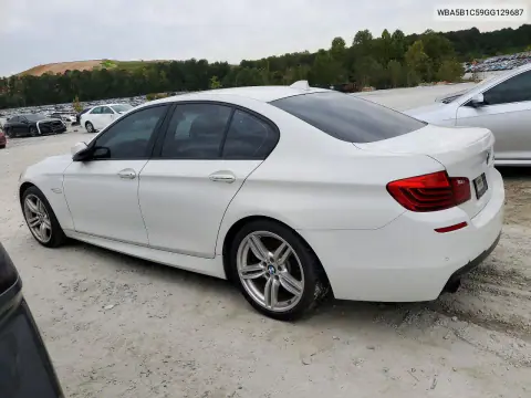 2016 BMW 5 Series VIN WBA5B1C59GG129687 фото 2