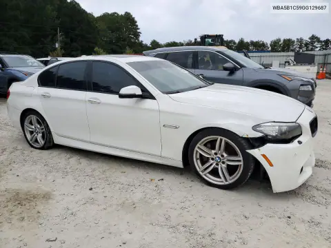 2016 BMW 5 Series VIN WBA5B1C59GG129687 фото 4