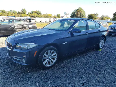 WBA5A7C5XGG643215 — 2016 BMW 5ER, Верхняя часть / Крыша, фото до ремонта
