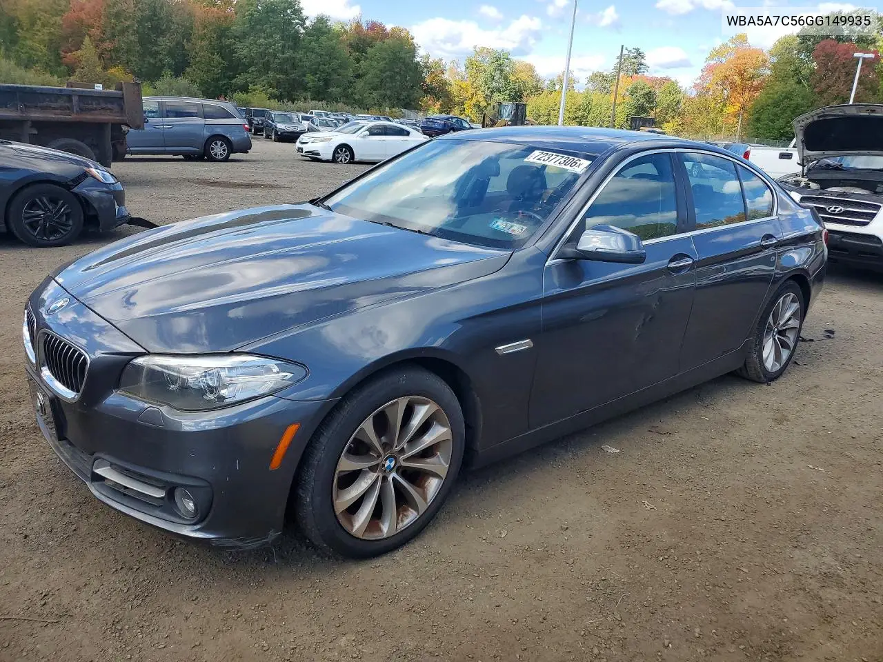 2016 BMW 528 Xi VIN WBA5A7C56GG149935 фото 1