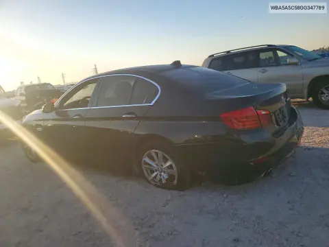 2016 BMW 528 I VIN WBA5A5C58GG347789 фото 2