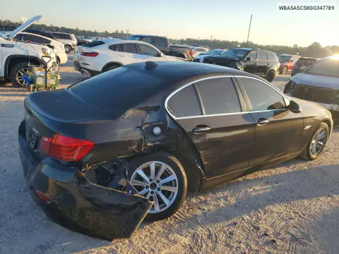 2016 BMW 528 I VIN WBA5A5C58GG347789 фото 3