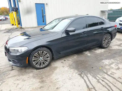 WBAJA7C3XHG904261 — 2017 BMW 5ER, Передняя часть, фото до ремонта