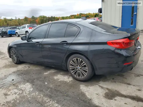 2017 BMW 530 Xi VIN WBAJA7C3XHG904261 фото 2