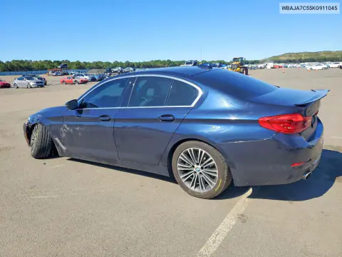 2019 BMW 530 Xi VIN WBAJA7C55KG911045 фото 2