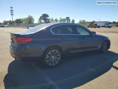 2019 BMW 530 Xi VIN WBAJA7C55KG911045 фото 3