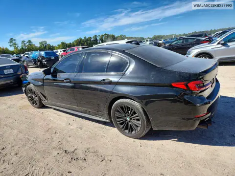 2019 BMW 530 I VIN WBAJA5C53KBX87990 фото 2