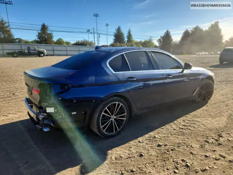 2021 BMW 530 I VIN WBA53BH09MWX04436 фото 3