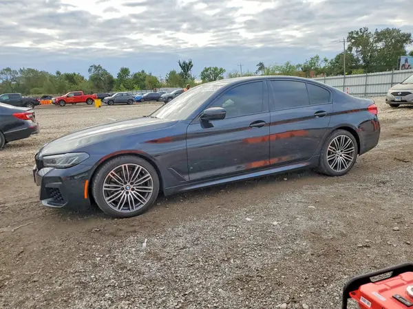 WBA73BJ0XMWW89528 — 2021 BMW 5ER, Боковая часть (Side), фото до ремонта