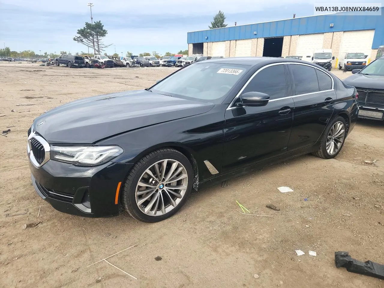 2022 BMW 530 Xi VIN WBA13BJ08NWX84659 фото 1