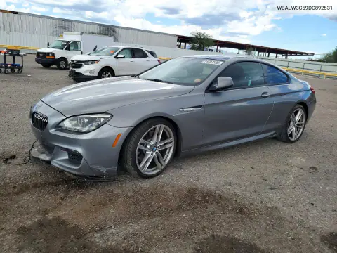 WBALW3C59DC892531 — 2013 BMW 6ER, Ходовая часть, фото до ремонта