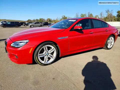 WBA6D2C58GGT66014 — 2016 BMW 6ER, Передняя часть, фото до ремонта