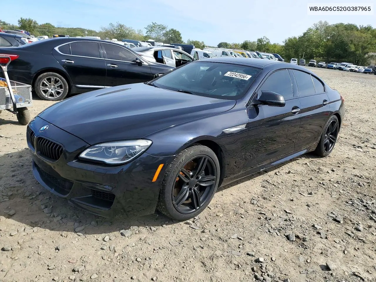 2016 BMW 650 Xi Gran Coupe VIN WBA6D6C52GG387965 фото 1