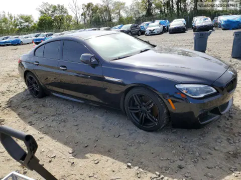 2016 BMW 650 Xi Gran Coupe VIN WBA6D6C52GG387965 фото 4