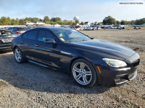 2016 BMW 640 Xi Gran Coupe VIN WBA6D2C50GGT65584 фото 4