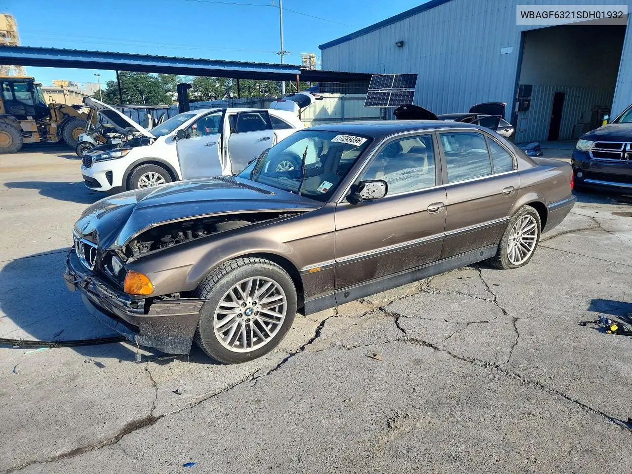 1995 BMW 740 I Automatic VIN WBAGF6321SDH01932 фото 1