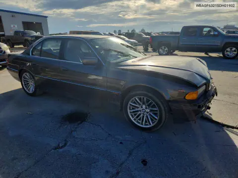 1995 BMW 740 I Automatic VIN WBAGF6321SDH01932 фото 4