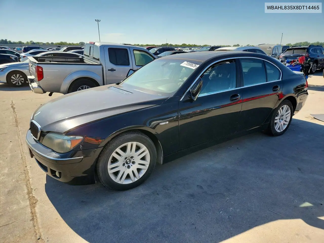 2008 BMW 750 I VIN WBAHL835X8DT14465 фото 1