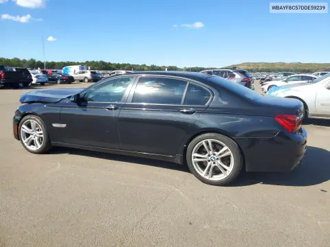 2013 BMW 750 Lxi VIN WBAYF8C57DDE59239 фото 2