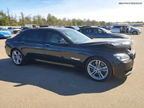 2013 BMW 750 Lxi VIN WBAYF8C57DDE59239 фото 4