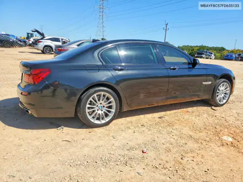2015 BMW 750 Lxi VIN WBAYF8C57FD655133 фото 3