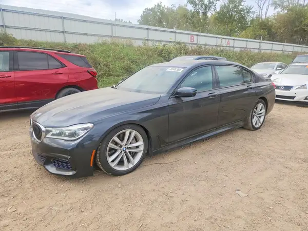 WBA7F2C54HG421350 — 2017 BMW 7ER, Мелкие вмятины и царапины (Minor Dent/Scratches), фото до ремонта