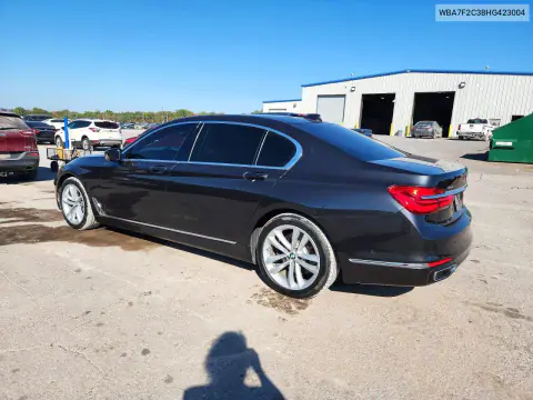 2017 BMW 750 Xi VIN WBA7F2C38HG423004 фото 2