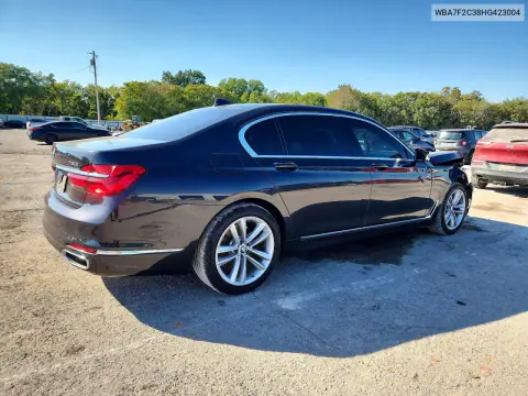 2017 BMW 750 Xi VIN WBA7F2C38HG423004 фото 3