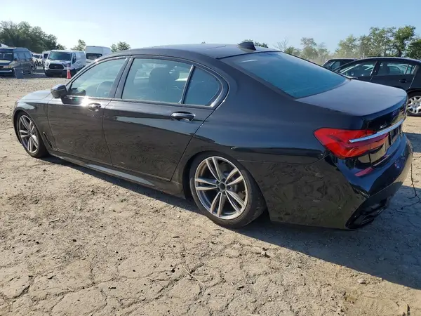 WBA7E4C55KGV70338 — 2019 BMW 7ER, фото 2 с аукциона Copart, Задняя часть