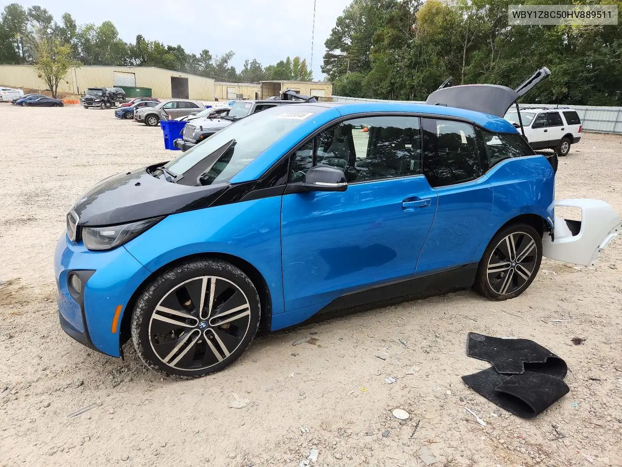 2017 BMW I3 Rex VIN WBY1Z8C50HV889511 фото 1
