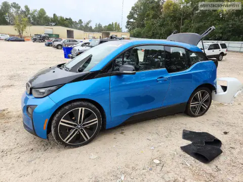 WBY1Z8C50HV889511 — 2017 BMW i3, Задняя часть, фото до ремонта
