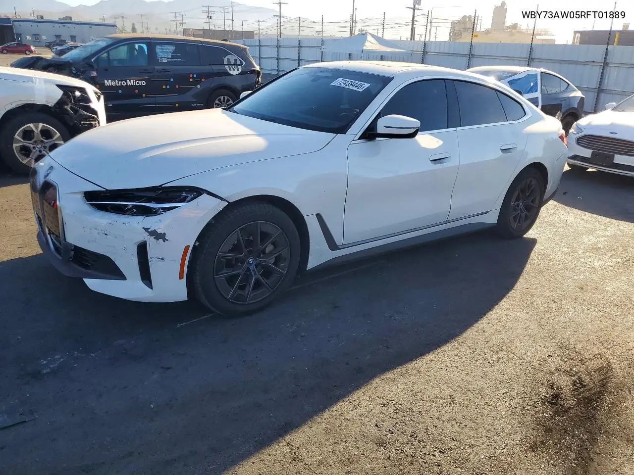 2024 BMW I4 Edrive 40 VIN WBY73AW05RFT01889 фото 1