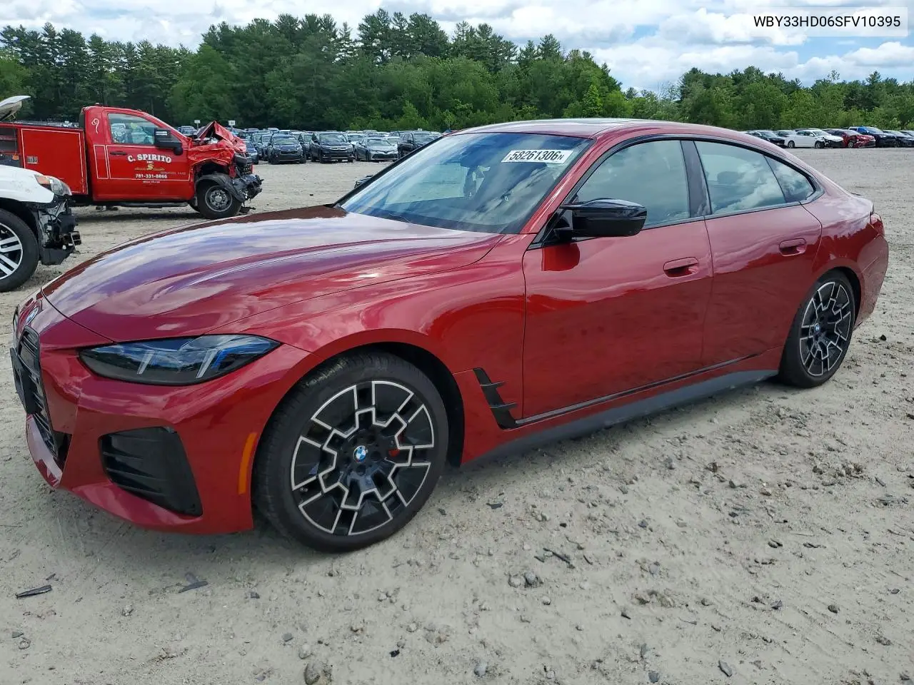 2025 BMW I4 M50 VIN WBY33HD06SFV10395 фото 1